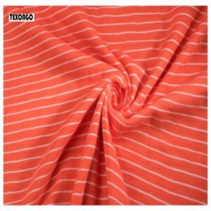 Y/D COTTON SLUB SINGLE JERSEY STRIPE