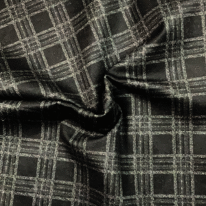 POLYESTER COTTON SPANDEX PONTE STRIPE