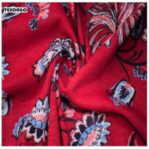 COTTON SLUB SINGLE JERSEY PRINT