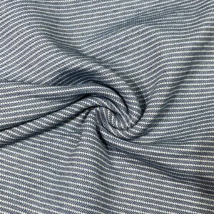 POLYESTER COTTON SPANDEX TERRY STRIPE