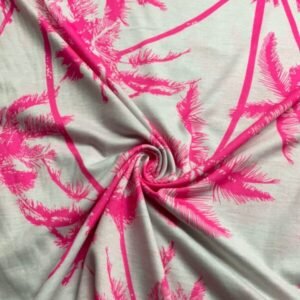 SPUN POLY PRINTED SINGLE JERSEY