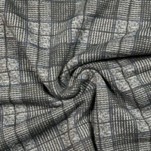 POLYESTER COTTON SPANDEX PONTE CHECKS
