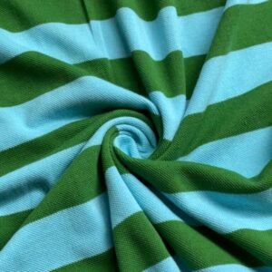 COTTON PIQUE STRIPE