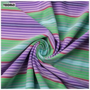 POLY SPANDEX STRIPE SINGLE JERSEY